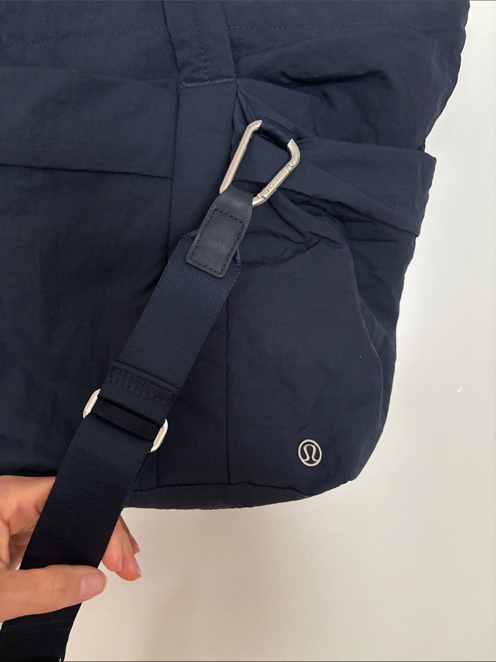 lululemon navy nylon Tote with Adjustable Crossbody Strap - Picture 2 of 11